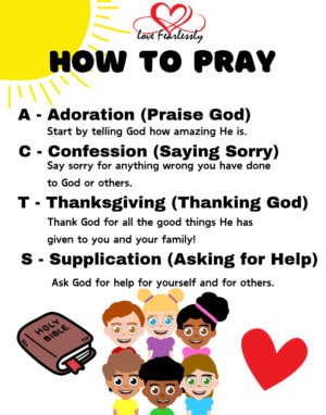 How to Pray Poster