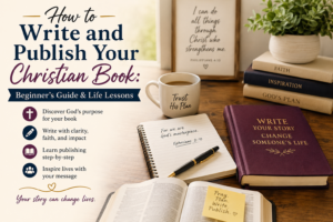 How to Write and Publish Your Christian Book: Beginner’s Guide & Life Lessons